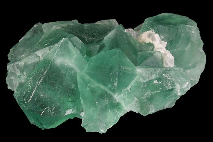 Green Fluorite Crystal Cluster - China #98065